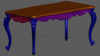 Set of furniture (KMB_0228) 3D model for CNC machine