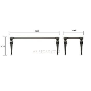 Set of furniture (KMB_0246) 3D model for CNC machine