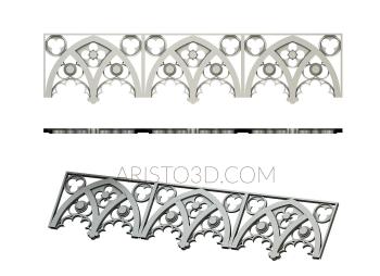 Set of panels (KPN_0003-5) 3D model for CNC machine