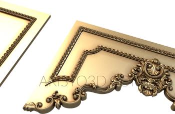 Set of panels (KPN_0022-05) 3D model for CNC machine