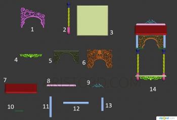Lecterns (ANL_0021) 3D model for CNC machine