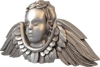 Angels (AN_0001) 3D model for CNC machine