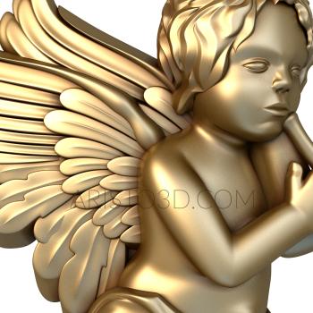 Angels (AN_0002) 3D model for CNC machine