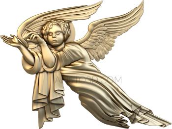 Angels (AN_0011) 3D model for CNC machine
