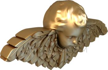 Angels (AN_0012) 3D model for CNC machine