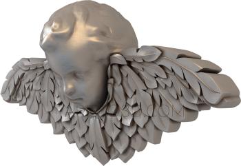 Angels (AN_0012) 3D model for CNC machine