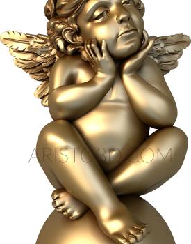 Angels (AN_0025) 3D model for CNC machine