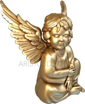 Angels (AN_0026) 3D model for CNC machine