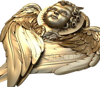 Angels (AN_0038) 3D model for CNC machine
