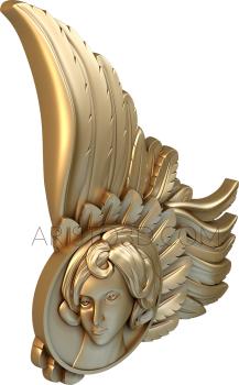 Angels (AN_0041) 3D model for CNC machine