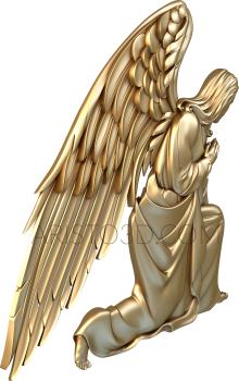 Angels (AN_0050) 3D model for CNC machine
