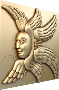 Angels (AN_0062) 3D model for CNC machine