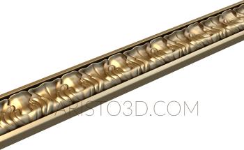 Baguette (BG_0157) 3D model for CNC machine