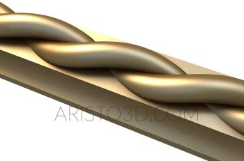 Baguette (BG_0220-9) 3D model for CNC machine