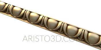 Baguette (BG_0356-9) 3D model for CNC machine