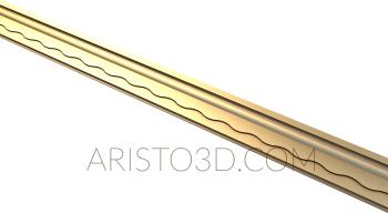 Baguette (BG_0366) 3D model for CNC machine