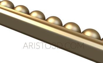 Baguette (BG_0420-9) 3D model for CNC machine