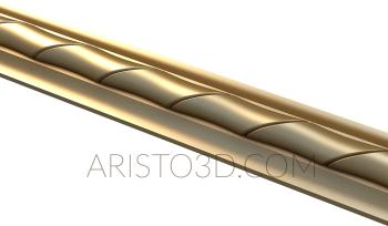 Baguette (BG_0436-9) 3D model for CNC machine