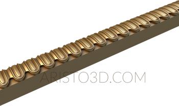 Baguette (BG_0480) 3D model for CNC machine