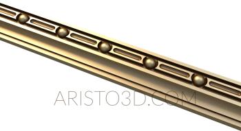 Baguette (BG_0484-9) 3D model for CNC machine