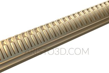 Baguette (BG_0504) 3D model for CNC machine