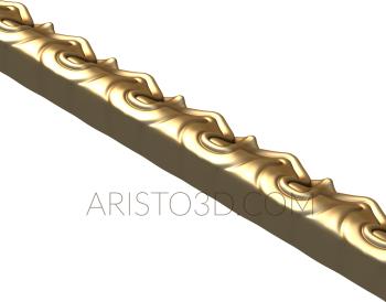 Baguette (BG_0532) 3D model for CNC machine