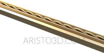 Baguette (BG_0588-9) 3D model for CNC machine