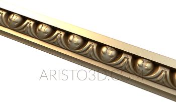 Baguette (BG_0596-9) 3D model for CNC machine