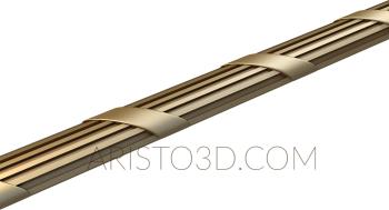 Baguette (BG_0601) 3D model for CNC machine