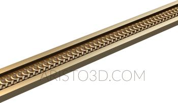 Baguette (BG_0666) 3D model for CNC machine