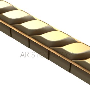 Baguette (BG_0681) 3D model for CNC machine