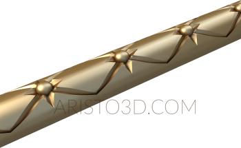 Baguette (BG_0702) 3D model for CNC machine