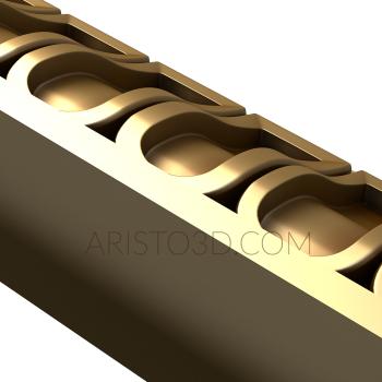 Baguette (BG_0708) 3D model for CNC machine