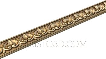 Baguette (BG_0750) 3D model for CNC machine