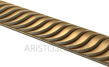 Baguette (BG_0912) 3D model for CNC machine