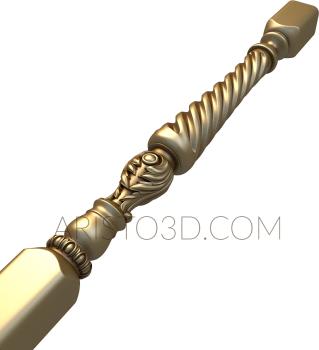 Balusters (BL_0006) 3D model for CNC machine