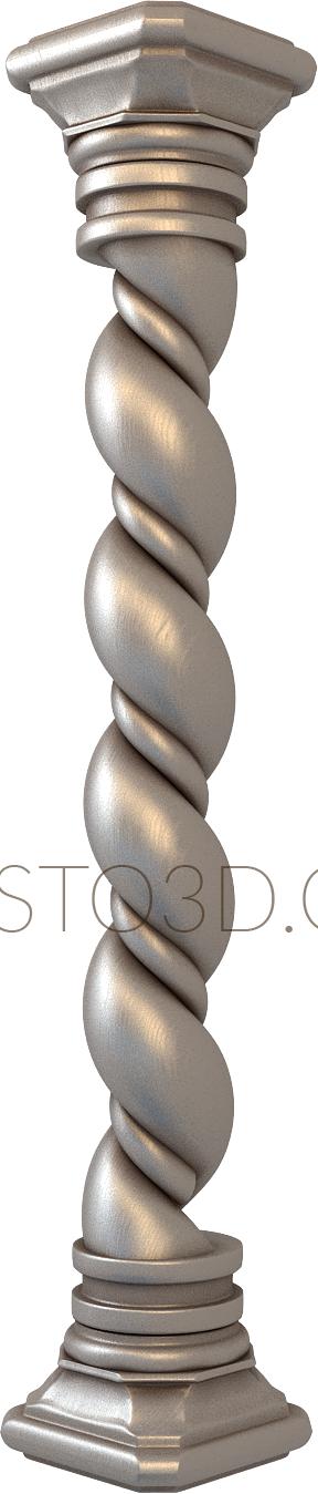 Balusters (BL_0079-1) 3D model for CNC machine