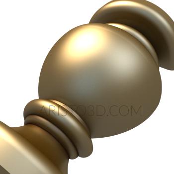 Balusters (BL_0598) 3D model for CNC machine