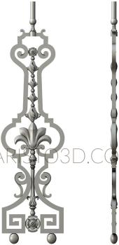 Balusters (BL_0610) 3D model for CNC machine