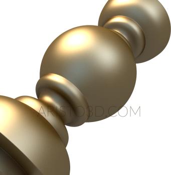 Balusters (BL_0613) 3D model for CNC machine