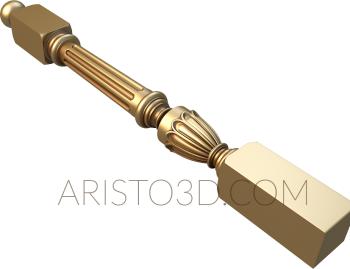 Balusters (BL_0631) 3D model for CNC machine