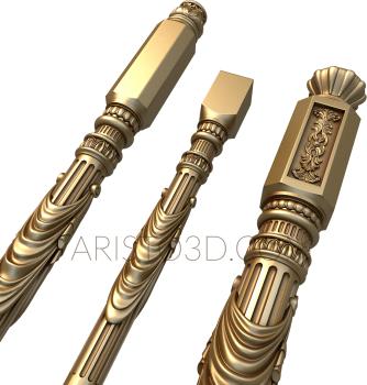 Balusters (BL_0642) 3D model for CNC machine