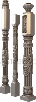 Balusters (BL_0642) 3D model for CNC machine