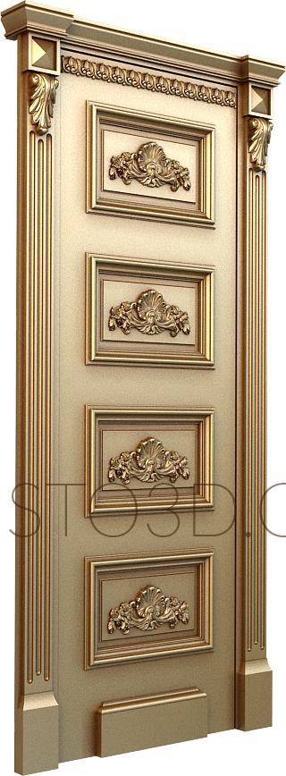Doors (DVR_0024) 3D model for CNC machine