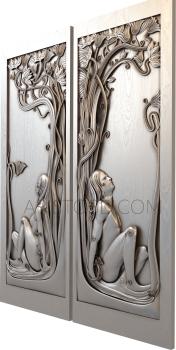 Doors (DVR_0063) 3D model for CNC machine