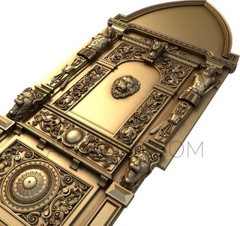 Doors (DVR_0214) 3D model for CNC machine