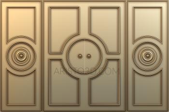 Doors (DVR_0277) 3D model for CNC machine