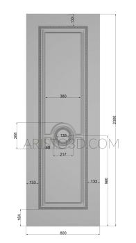 Doors (DVR_0295) 3D model for CNC machine