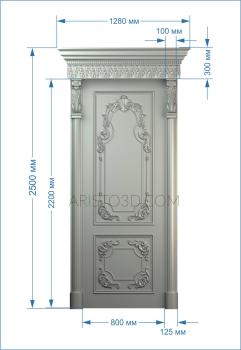 Doors (DVR_0327) 3D model for CNC machine