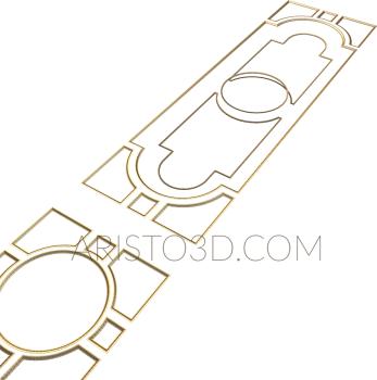 Door covers (DVN_0003) 3D model for CNC machine